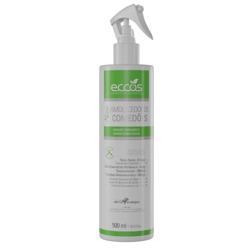 Emoliente Líquido Eccos Nano Amolecedor de Pontinhos Negros - 500ml