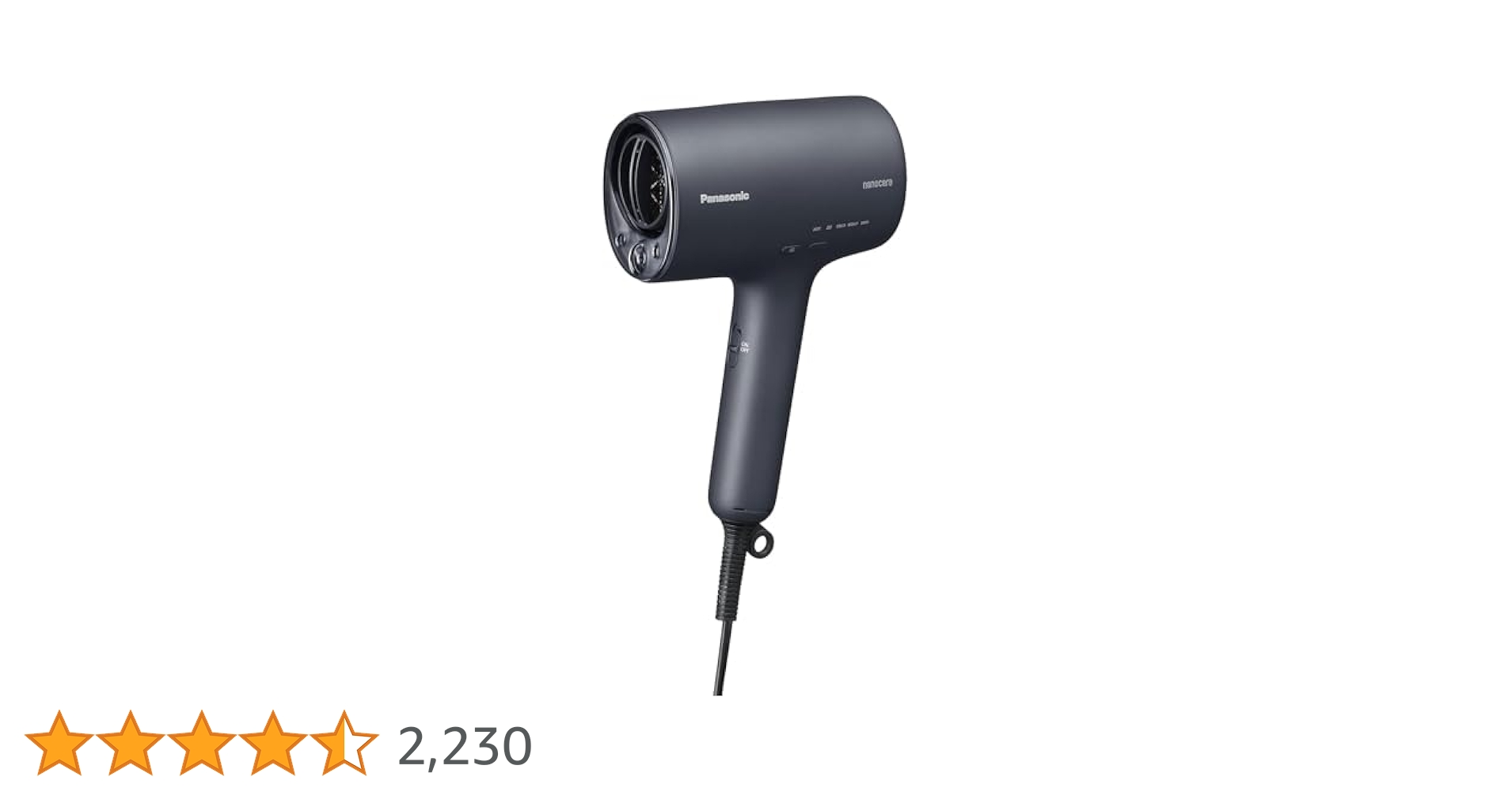 Panasonic ヘアドライヤー EH-NA01 Panasonic EH-NA01 グレー ヘアドライヤー Panasonic ヘア