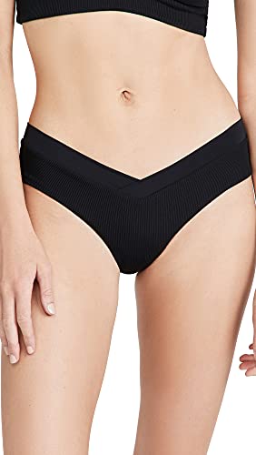 L*Space Women's Pratt Bikini Bottoms, Black, S #TOP16