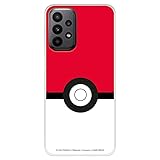 Imagen describiendo el producto Funda Oficial de Pokémon para Samsung Galaxy A23 5G - Diseño Poké Ball