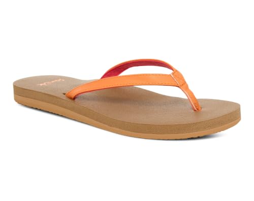 Image of Sanuk Yoga Joy Womens Flip Flops | Yoga Mat Footbed | Sandals for Women | Womens Yoga Sandals | Women's Beach Sandals