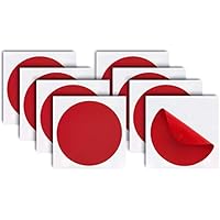 Pack 8ud Pegatinas Anticolisión para Cristales Vinilo Adhesivo