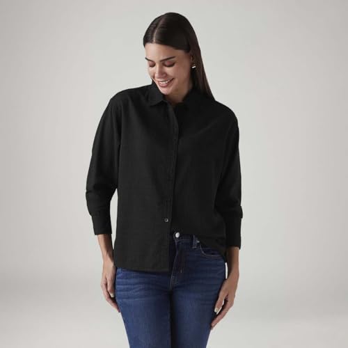 Image of Levi's Women's Solid Relaxed Fit Shirt