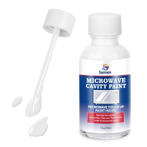 Comparison: Best Microwave For Inside Cabinet 2 Specialty Microwave Cavity Paint Inside, Gloss White Microwave Cavity Touch Up Paint for Scratches & Chips on Microwave-Oven, High Heat Enamel, Non-Toxic & Odorless Acrylic, 30ml, White 1.5oz