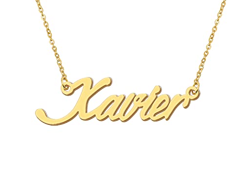 Aoloshow Personalized Name Necklace Custom Any Name Necklaces Jewelry for Womens New Mom Bridesmaid Gift