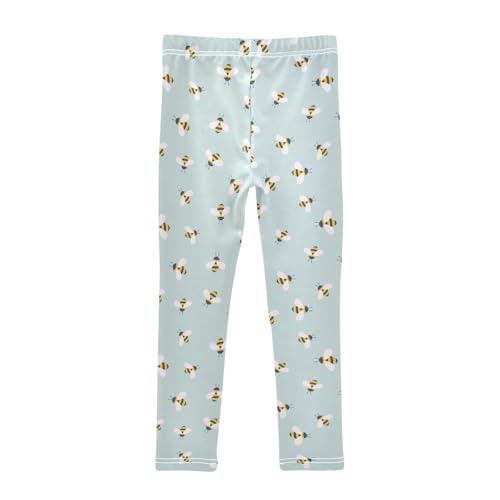 Toddler Girls Leggings Full Length Pants Honeybee Active Leggings for Girls 6T2