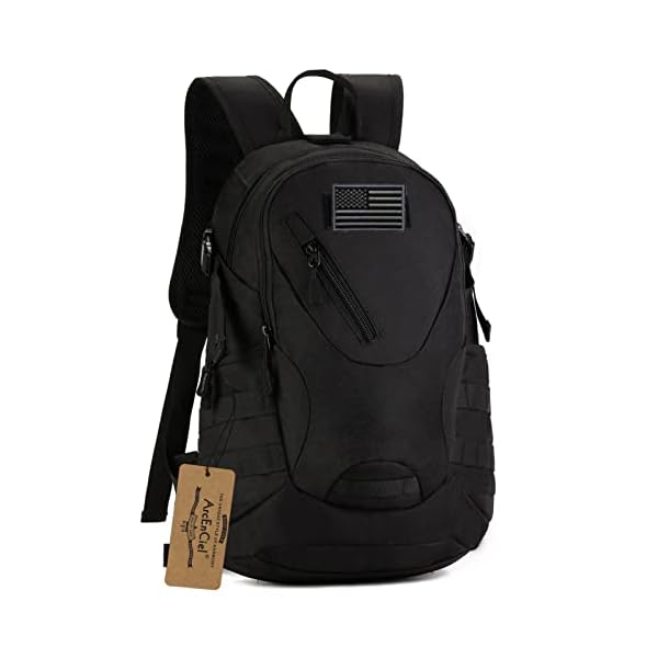 ArcEnCiel-15L-Motorcycle-Backpack-Tactical-Military-Bag-Rucksacks-for-Outdoor-Camping-Trekking-Hunting-with-Patch ArcEnCiel 15L Motorcycle Backpack Tactical Bag Rucksacks for Outdoor Camping Trekking Hunting with Patch