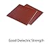easytooly 5pcs Phenolic Bakelite Sheet Composite Insulated Glulam Board Electrical Wooden Fabric Plate Resin Laminate Thick 2/3/4/5/6/8/10-50mm(2mm x 10 x 10cm)