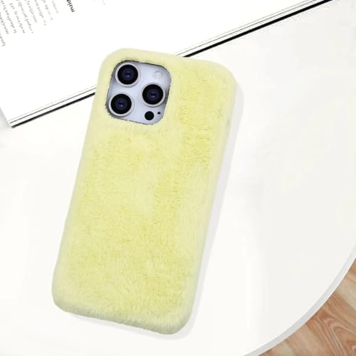 Accessoire étui de protection jaune iPhone 14 et iPhone 13 de dos