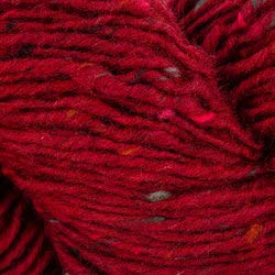 Donegal Tweed Yarn - 100% Wool, Worsted Yarn - 183yds (167m)/ 3.53oz (100g) - Dark Red Color - for Crochet and Knitting - Irish Wool Perfect for Sweaters, Vests, Afghans