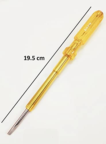Image of 1 /4 inch T - Handle with 8, 9, 10, 11 12mm Sockets and Long Line Voltage Tester, Anti-Slip & Anti-Corrosion properties (Combo 7)