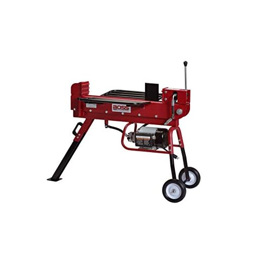 Boss Industrial ED10T20 Industrial Electric Log Splitter, 10-Ton