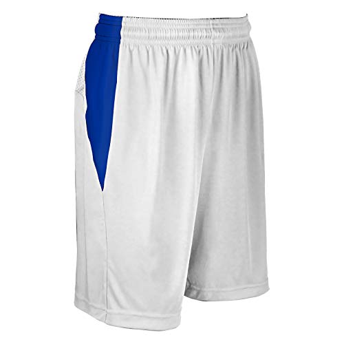 Maillot de basket-ball polyester femme Champro Block XL tenue de sport bleu blanc