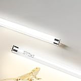 2 Pack T5 HO 10.0 UVB Reptile Bulb 24W, 22-Inch UVA UVB Light for Reptiles, Fluorescent Lamp Tube for Bearded Dragons, Turtles, Chameleons, Lizards, Tropical Desert UVB Lighting (2 Pack T5 24W - 22") -  NANTONG CS LIGHTING CO.. LTD.