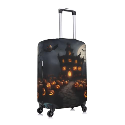 Halloween Pumpkin Print Luggage Cover For Travel Women Men Suitcase Covers Dust Cover Luggage Sleeve Protector3