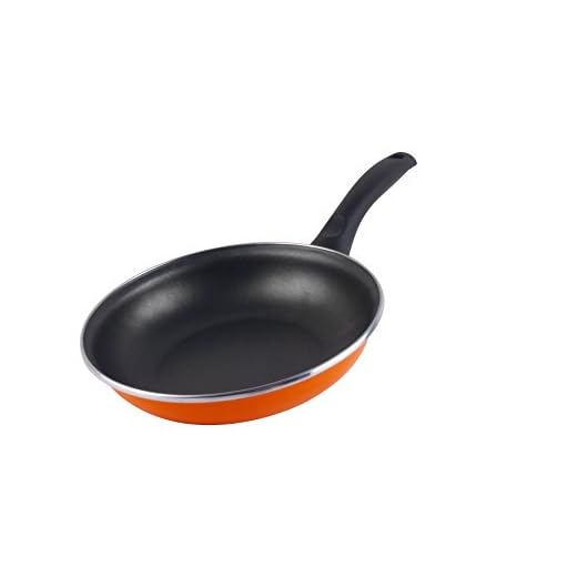 Magefesa Valencia - Sartén 22Cm De Acero Vitrificado Exterior Naranja. Antiadherente Bicapa Reforzado, Apta Para Todo Tipo De Cocinas, Especial Inducción. 50% De Ahorro Energético.