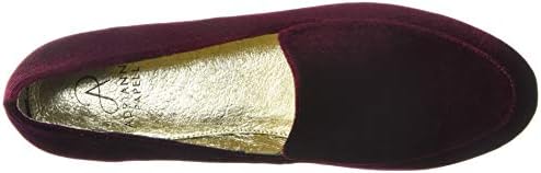 Adrianna Papell Women's Britt-V Moccasin, Claret Velvet, 6.5 M US | Image 4
