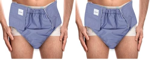 Couche lavable adulte avec tissu double protection imperméable réglable