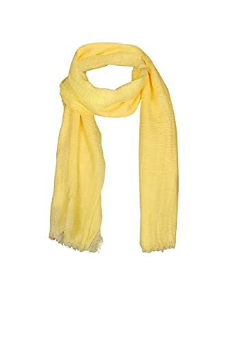 Image of Iba & Isba Women's Plain Crinkled Scarves, Stoles, Hijab (76 x 36 inch)