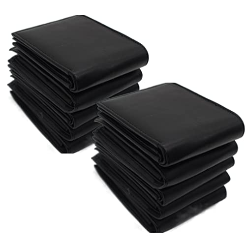 MARSHAL Wholesale RFID Blocking Black Men's Premium Leather Hipster Bifold & Trifold Wallets