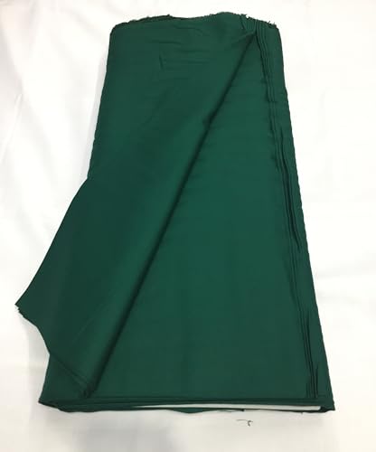 Image of BKRKJ Women's Rayon Cotton Unstitched Fabric by Meter for Sewing Suit Salwar Chudidar Patiyala Kurti Shirt Kameez Blouse Kurta Pyjama (4.5 Meter, Dark Green)