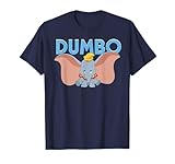 Disney Dumbo Blue Logo Portrait T-Shirt