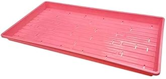 Bootstrap Farmer Microgreen 1020 Trays, Pink 10 Pack, Extra Strength with Holes Shallow Seed Plant Tray Grow Microgreens Wheatgrass Fodder Sprouting