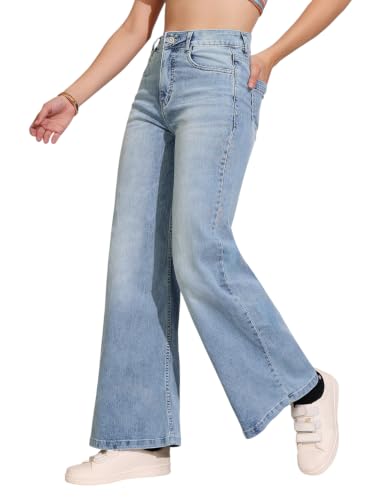 Image of Dolce Crudo Women's High Waist Straight Fit Jeans