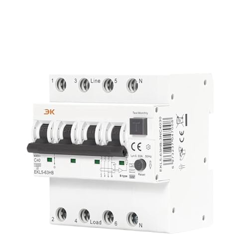 Disyuntor residual 1P+N tipo CA ideal para proteger los electrodomesticos de su cocina y hogar
