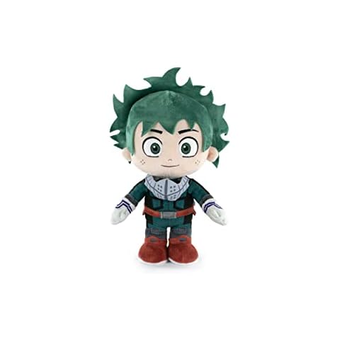 Soft Toy of the Characters of My Hero Academia - 28cm, 11'02" - Deku, Bakugo, Todoroki - Super Soft Quality (Deku) Cover