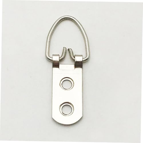 Image of Outanaya 20pcs Heavy Duty d Hangers Strong Load Capacity Hooks for Wall Hanging Pictures Clothes and Artwork Easy Installation d Shaped Picture Frame Hardware