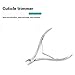 2 Pcs Professional cuticle trimmer, Cuticle Nippers Cuticle Cutter – Stainless Steel Cuticle Nippers with Pointed Blades – Essential Nail Tools for Manicure and Pedicure