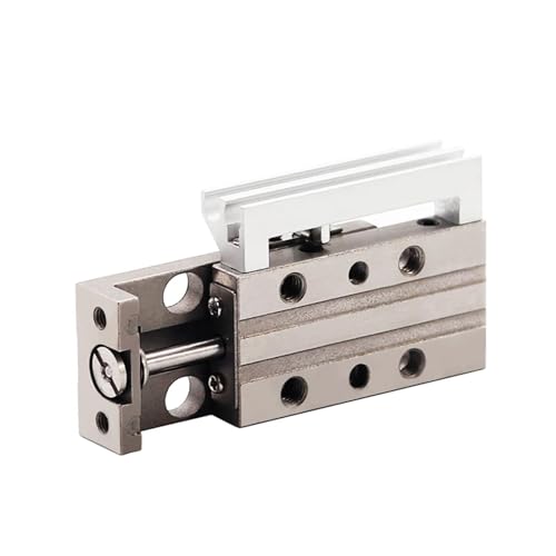 Cilindro neumático MXJ de 8 mm con tope de metal para guiado lineal exacto 5