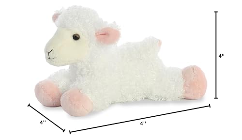 Aurora(r) Adorable Mini Flopsie(tm) Lana(tm) Stuffed Animal - Playful Ease - Timeless Companions - White 8 Inches - Image 5