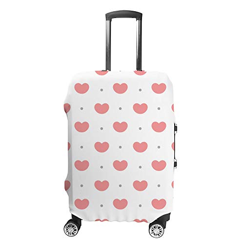 Housse de transport CHEHONG rose en polyester pour valise de 18 à 32 pouces
