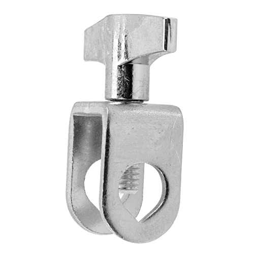 Abaodam 2 piezas soporte de Cowbell para percusión, abrazadera de montaje para batería miniatura 3