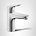 hansgrohe Focus Modern Upgrade Easy Clean 1-Handle 1 7-inch Tall Bathroom Sink Faucet in Chrome, 04371000