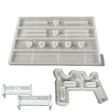 Entretien sans effort : fabriqué pour plus de confort, cette moisissure de banc en béton flexible et anti-adhésif garantit un nettoyage facile, un lavage simplement à l'eau savonneuse pour économiser et efforts.