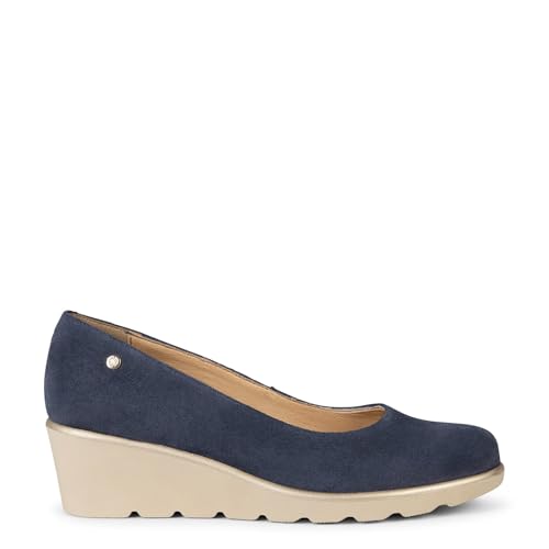 miMaO Zapatos cómodos con cuña Marino EU 36