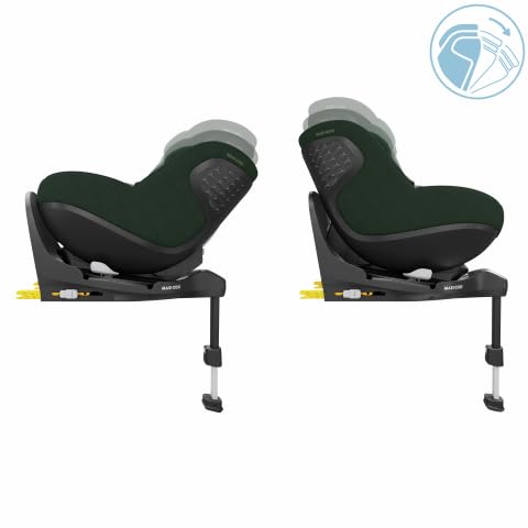 Maxi-Cosi Pearl 360 Pro i-Size Siège Auto 3 Mois - 4 Ans, Siège Auto Rotatif à 360° et coulissant avec Technologie SlideTech, 5 Positions d'inclinaison, Authentic Green