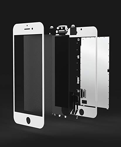 For Iphone 6 Plus (5.5 Inch) (A1522, A1524, A1593)Screen Replacement Lcd Digitizer Assembly Touchscreen Front Glass White #TOP5