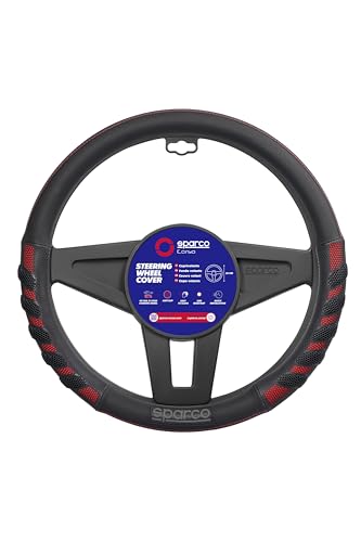 Sparco SPCS101RD Coprivolante S101 Rosso Universale Auto - 2