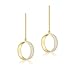 Produktbild Carissima Gold Damen - Ohrringe 9 k (375) Rundschliff Diamant 1.54.3959