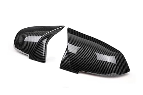 ZGGRB BMW 1 2 3 4シリーズ F20 F30 F31 F32 F36 2012-2024 320i 328i 330d 335i M3 M4ルック交換用カーボンファイバーミラーカバー(WK616-C f p)