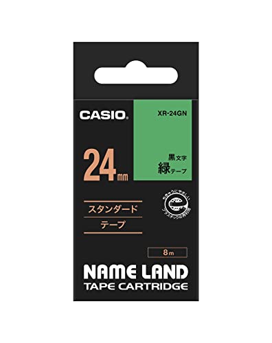 Image of Casio XR-24GN1 Label Printer Tape (Green)