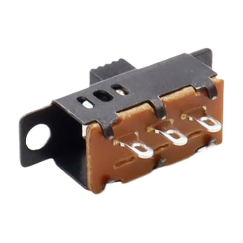 Interruptor de palanca mini de dos posiciones 3 pines 1P2T para circuito impreso