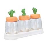 OFFSCH 3 Tarros Creativos Para Especias Bote De Condimentos Decorativo...