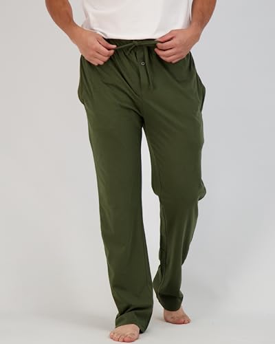 Real Essentials 3 Pack: Mens Big & Tall King Size Pajama Pants Cotton Soft Pajamas Men Flannel Bottoms Fleece Buffalo Plaid Pj Lounge Pants Sleepwear Pijamas Hombres Woven - Set 4, 4x Tall2