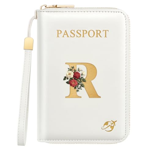 Simikol Passport Holder for Travel Personalized Wallet with Wristlet Women