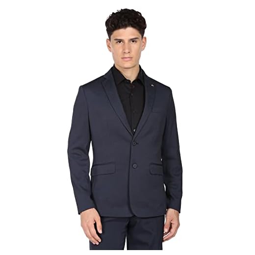 Arrow Newyork Blue Mens Blazer Slim (AREB5096_Dk 44)